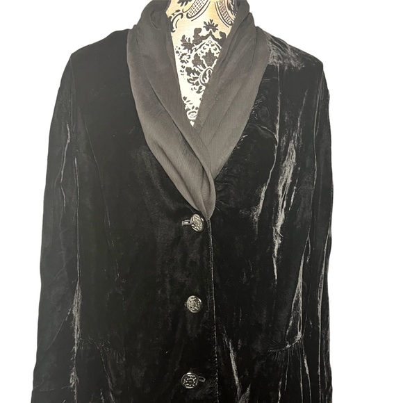 J. Jill Jackets & Blazers - J. Jill Black Suede Blazer XL NWT